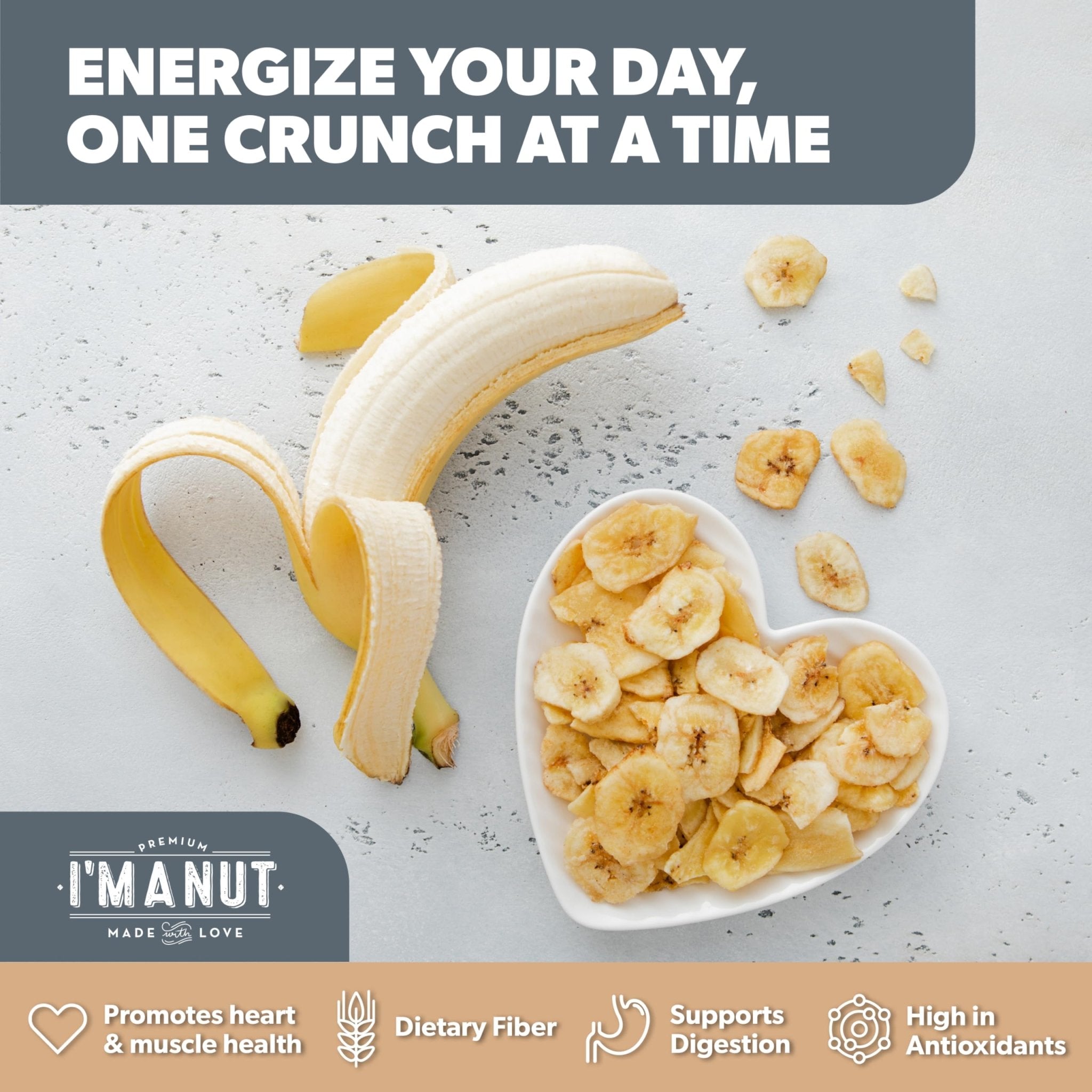 Banana Chips - Dried - imanut