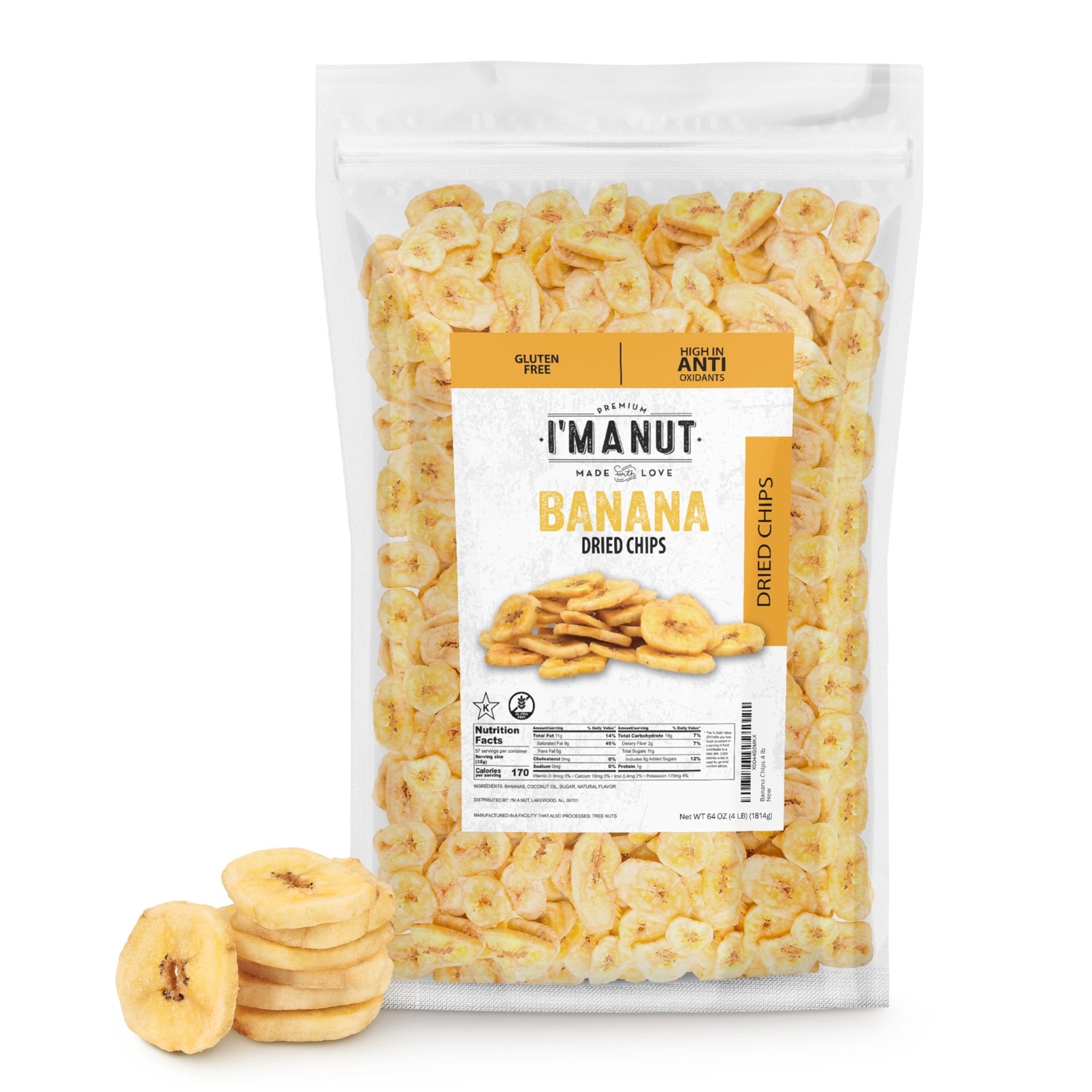 Banana Chips - Dried - imanut