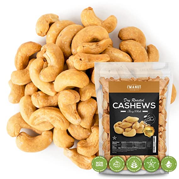 Cashews - Dry Roasted Sea Salted - imanut
