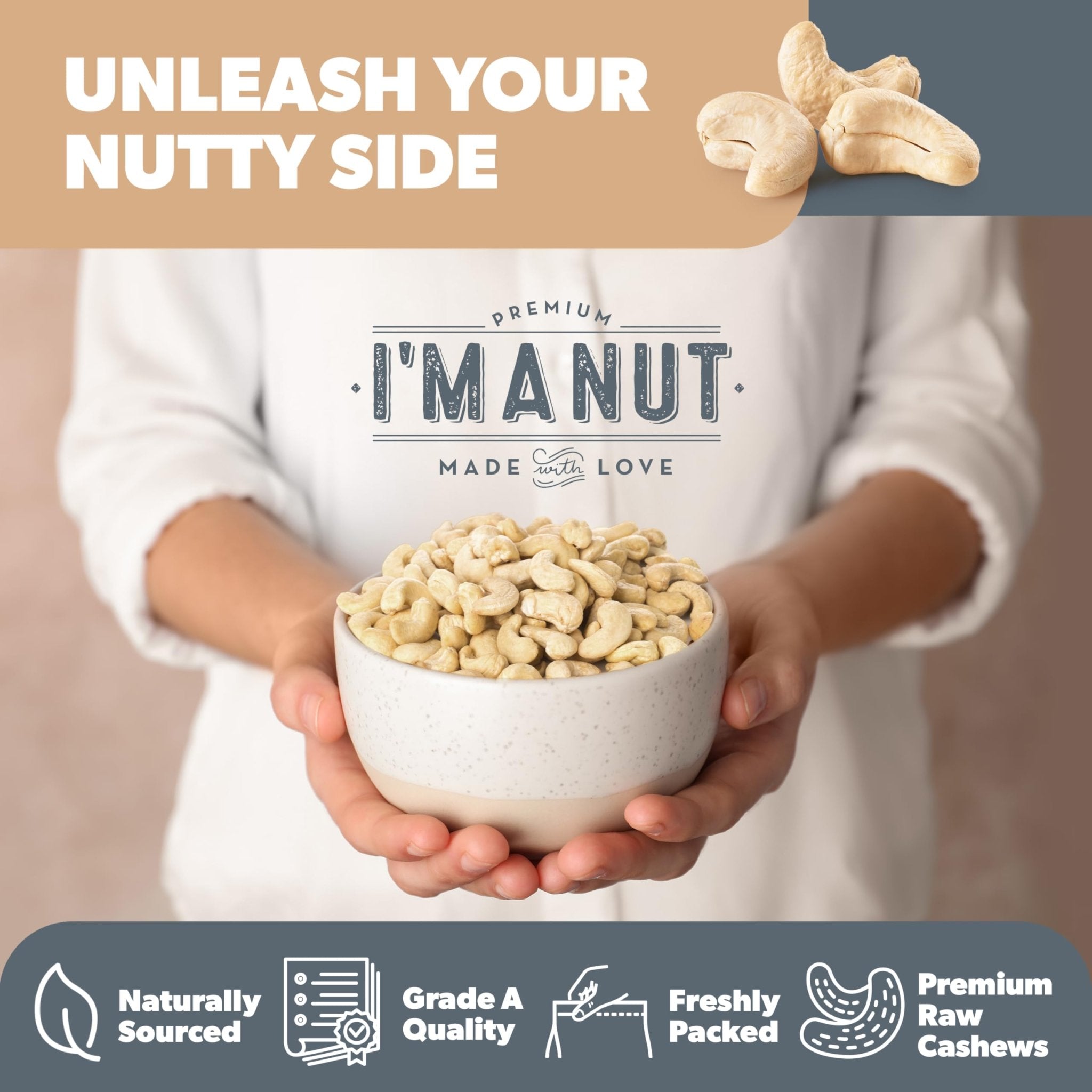 Cashews - Raw - imanut