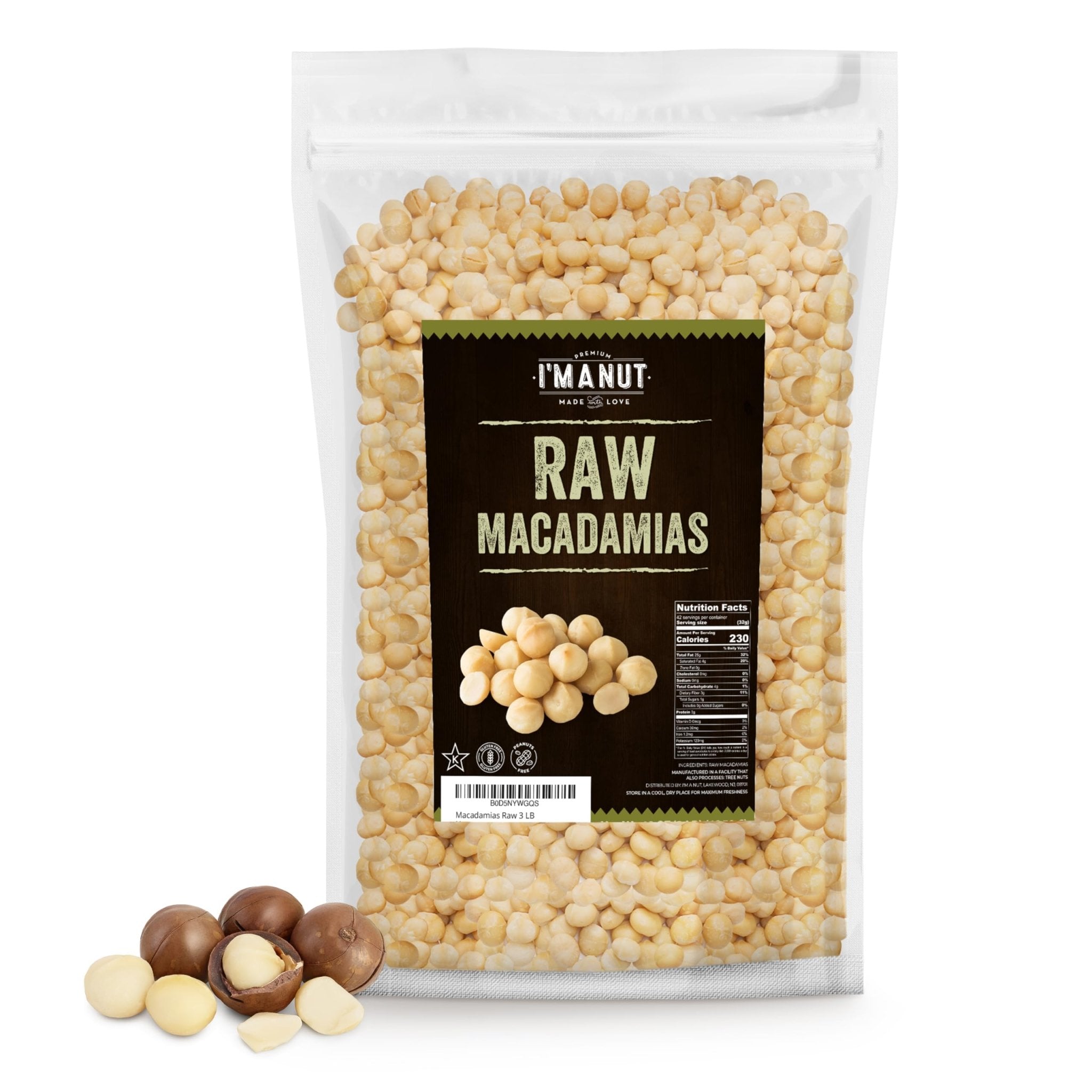 Macadamia Nuts - Raw - imanut