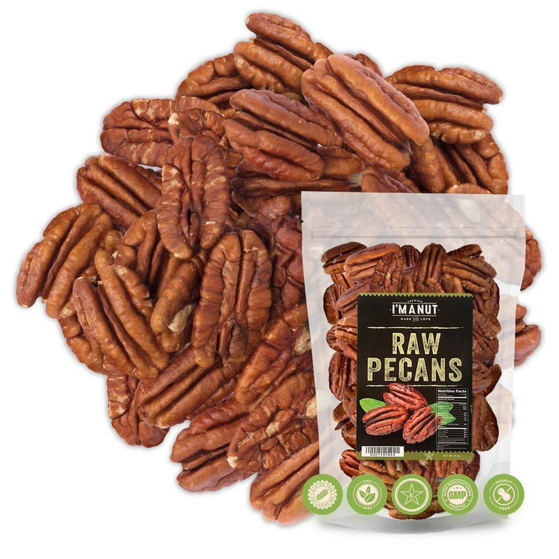 Pecans - Raw Halves - imanut