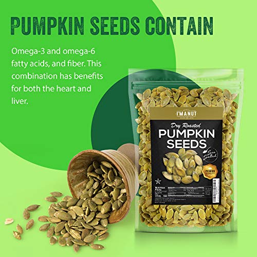 Pumpkin Seeds - Dry Roasted with Sea Salt - imanut